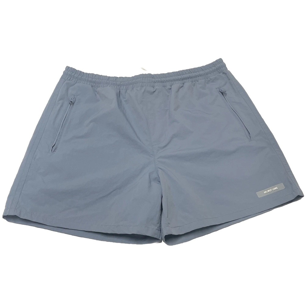 $220 Helmut Lang Airy Nylon Swim  Shorts w/Mesh Storm Blue Men's‎ XL NWT